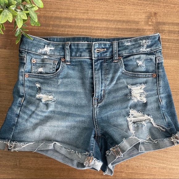 American Eagle Hi-Rise Shortie Super Stretch Short - Picture 9 of 10